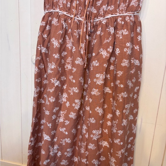 Sincerely Jules Terracotta and White Floral Dress - Picture 4 of 5